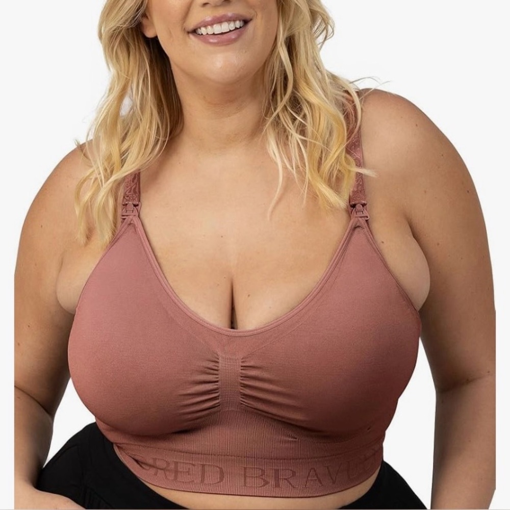 Kindred Bravely Simply Sublime Seamless Nursing Bra Redwood Busty (E–I) | Small
